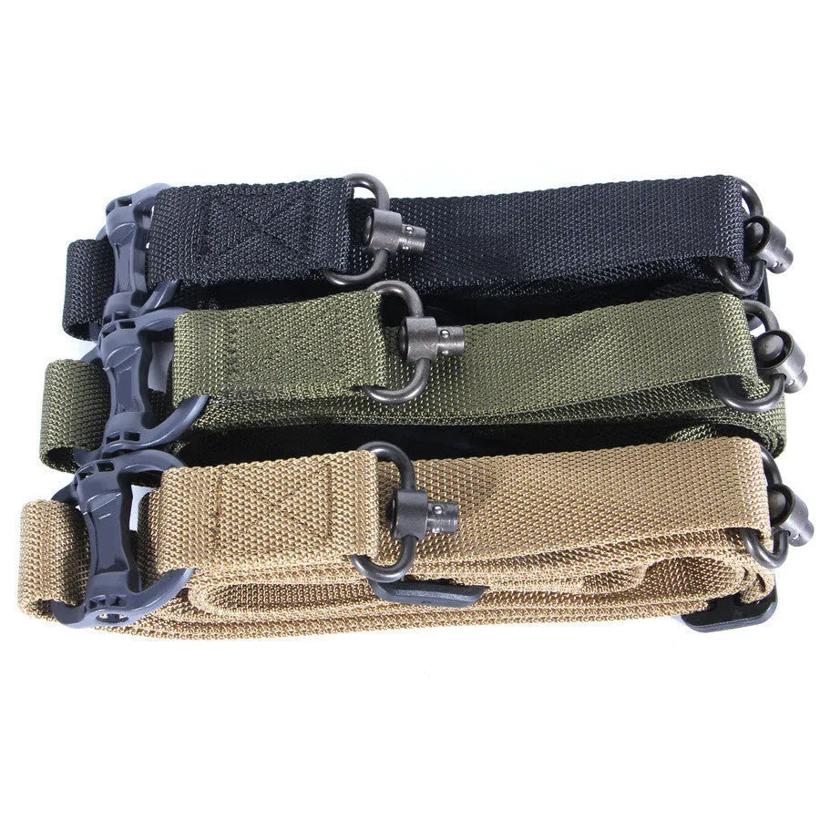 MS4 tactical nylon multifunctional task strap rope extended to show length