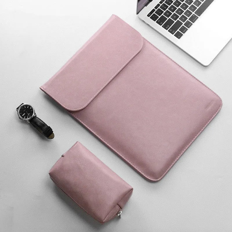 Fleece flanged laptop inner capsule pack in black for 14 inch laptops