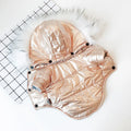 Gold padded cotton dog winter coat for small to large dogs sizes S to 3XL