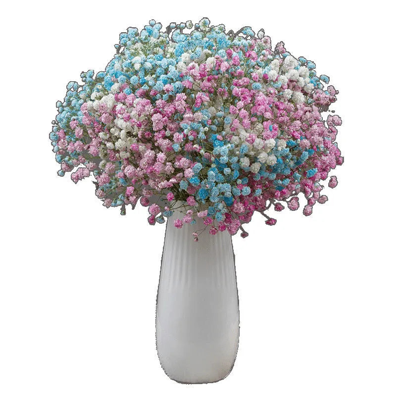 Starry sky dried flowers bouquet in simple style for living room light luxury home furnishings