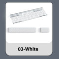 Double-sided keyboard and mouse pad with memory foam wrist rest in various colours