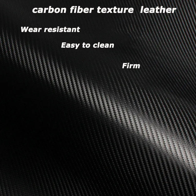 Car door threshold anti-stepping sticker in carbon fibre leather, black, with CR-V white label design