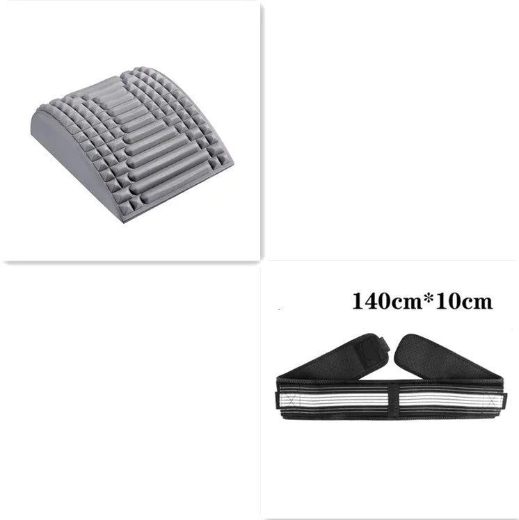Blue EVA foam back stretcher for lumbar support and neck pain relief
