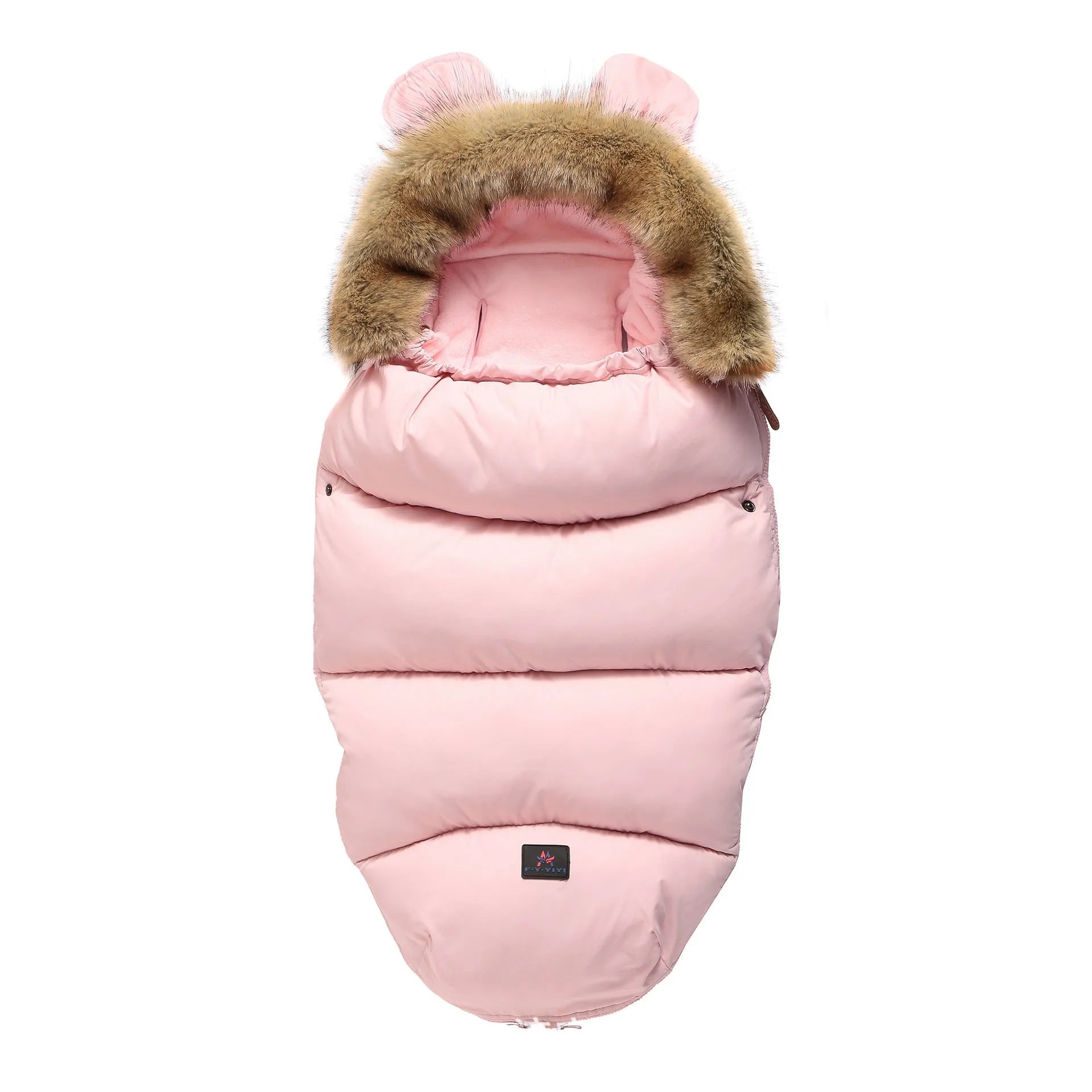 100cm cotton blend baby stroller sleeping bag in silkworm cocoon style on a pram