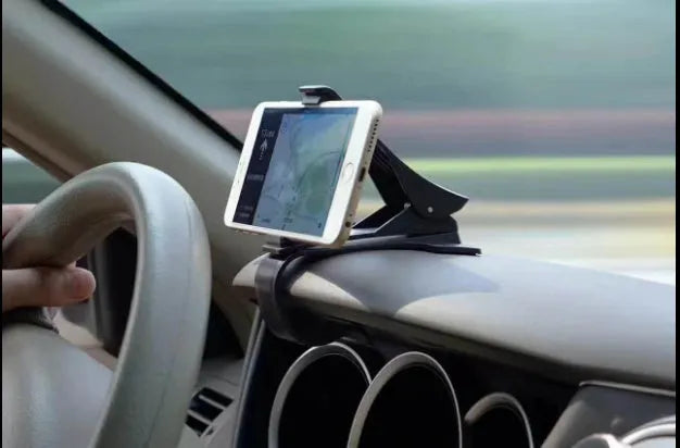 Black G-40 car bracket for steering wheel, instrument panel, or workbench mobile phone navigation