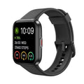 Voice call smart watch with IPS touch screen showing health metrics display in black colour option