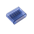 LK06 manual pencil sharpener with six pencil holes and ABS plastic housing