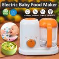 Multi-function baby food processor in light green with steam and stir functions, 190ml capacity, BPA-free materials