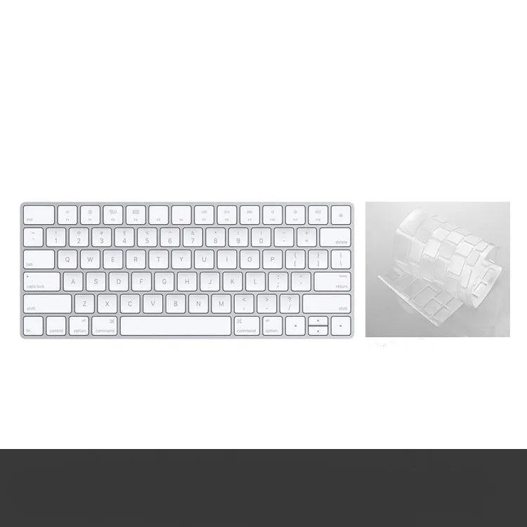 White Apple ultra-thin metal Bluetooth G6 wireless keyboard with multimedia keys