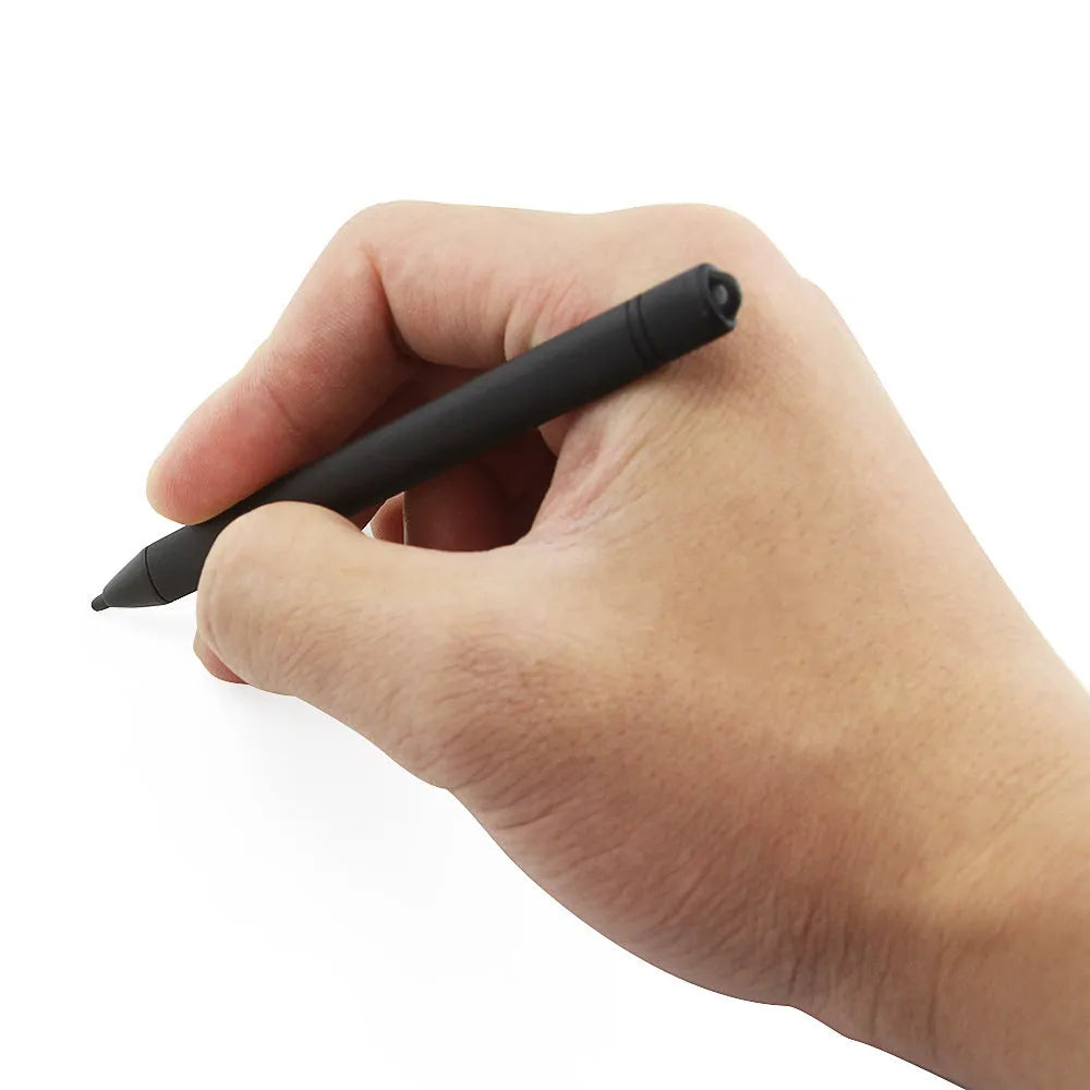 Black plastic digital stylus pen for tablet, 116x86x4mm, 3g