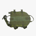 Military nylon dog training vest in Army Green colour with adjustable fit for puppies to adult dogs