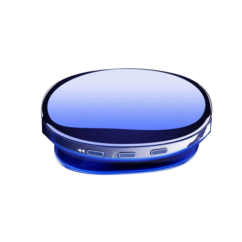 Bluetooth MP4 music player in black, blue, or rose gold with OLED screen and push buttons