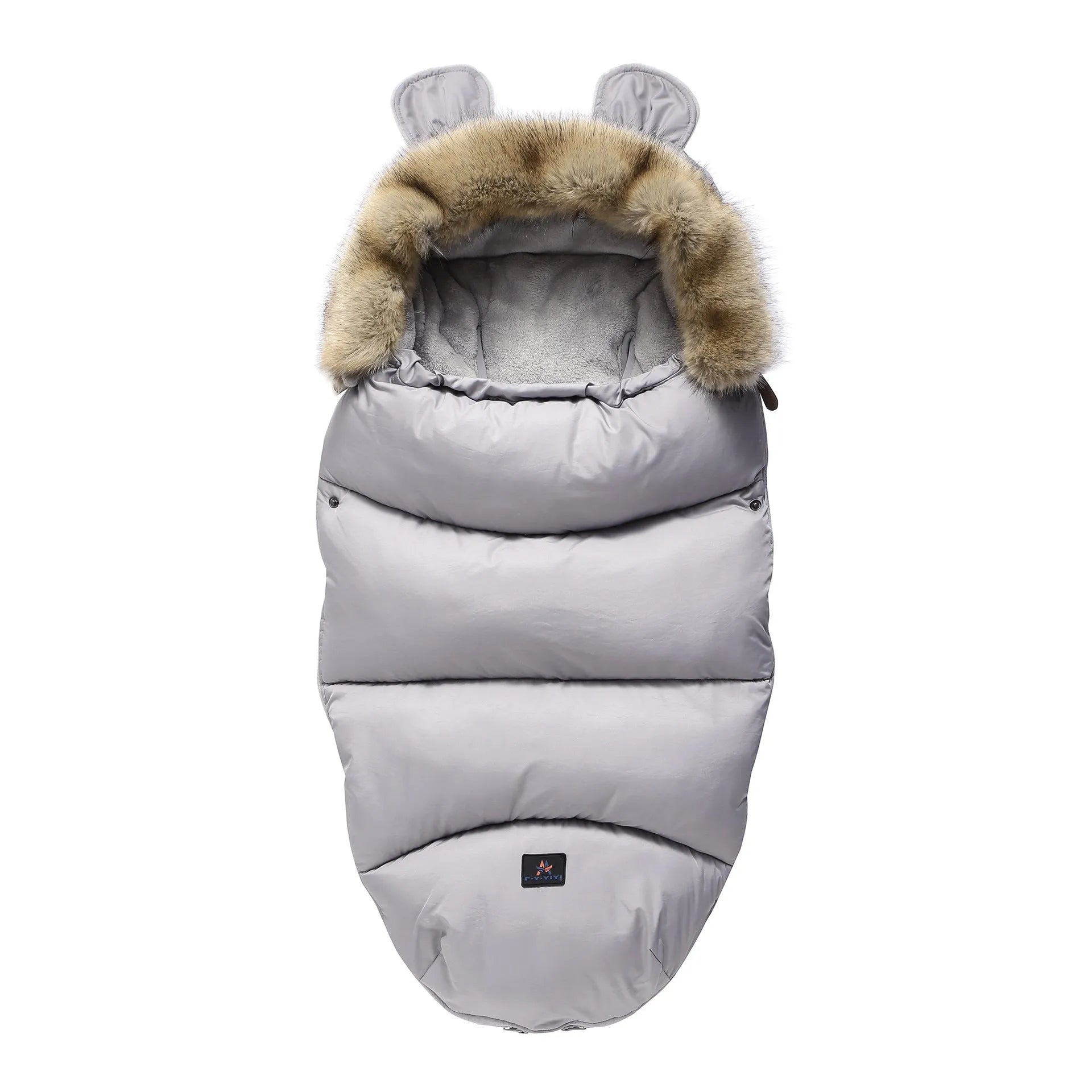 100cm cotton blend baby stroller sleeping bag in silkworm cocoon style on a pram