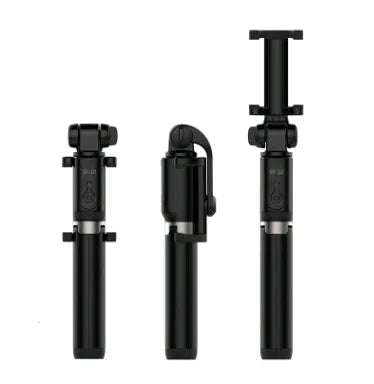 Aluminium Bluetooth tripod selfie stick with remote control extended for mobile phone photography