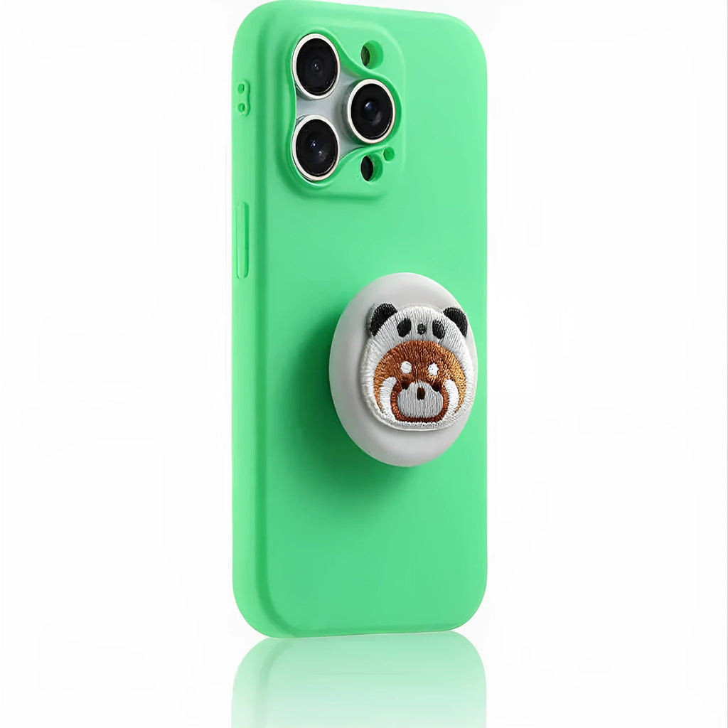 Silicone phone case drop-resistant protective cover for iPhone 13 to 16 series in blue