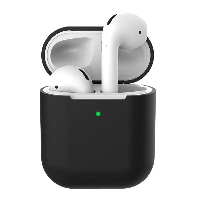 AirPods 2 silicone clamshell case cover in multiple colours for Apple wireless earphones