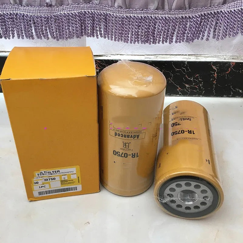 1R-0750 fuel filter element with filter paper construction