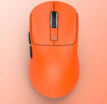 Bluetooth computer mouse with three connectivity modes in black, white, lavender, red, or orange colour options