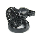 Multifunctional 18LED camping fan light in black, ABS construction, portable size 167 by 184 mm