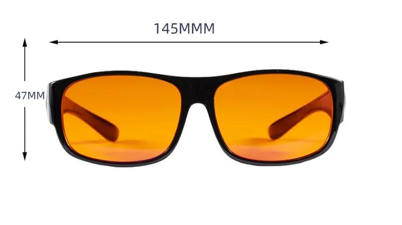 Anti-blue light glasses with PRO lens, PC frame, circle shape, 99% blue light block