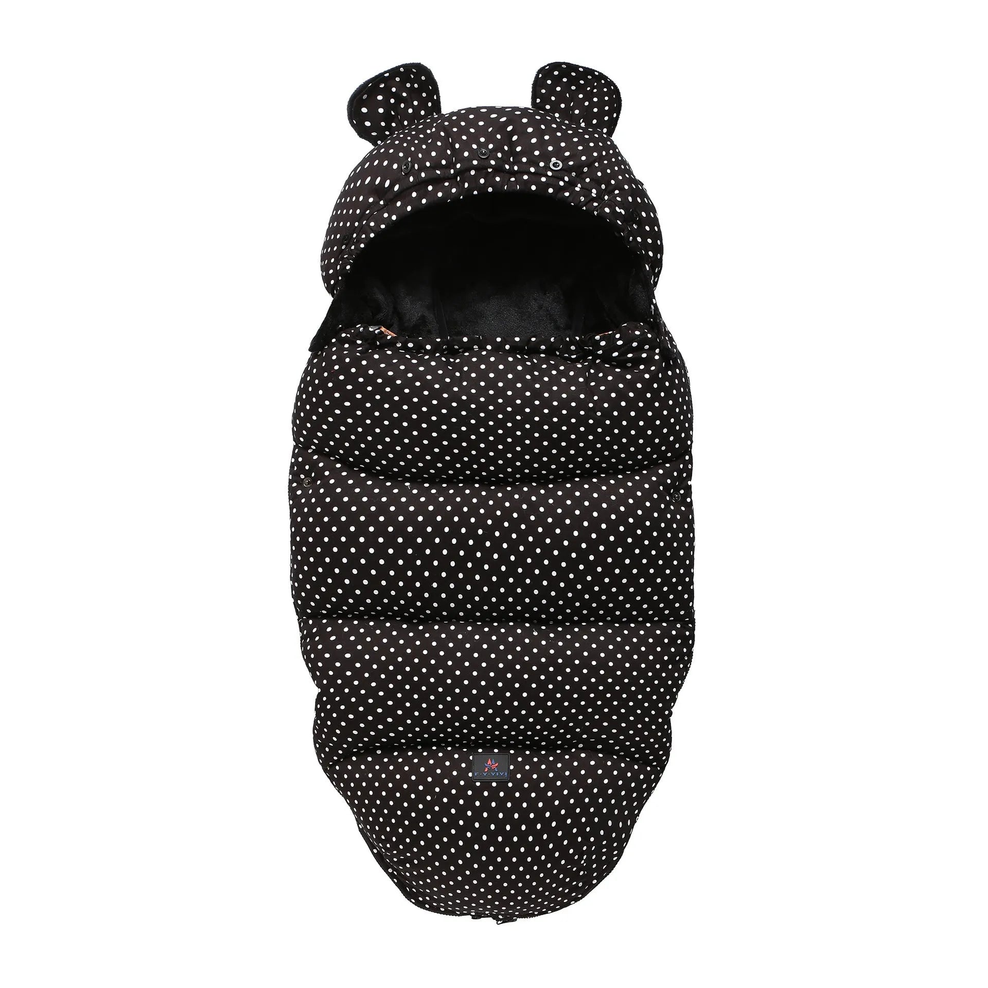 100cm cotton blend baby stroller sleeping bag in silkworm cocoon style on a pram