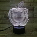 A colourful 3D fruit-shaped LED night light with a touch control panel.