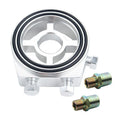 Aluminium alloy oil cake adapter for engine oil cooler, 7.8cm x 8.8m, available in red