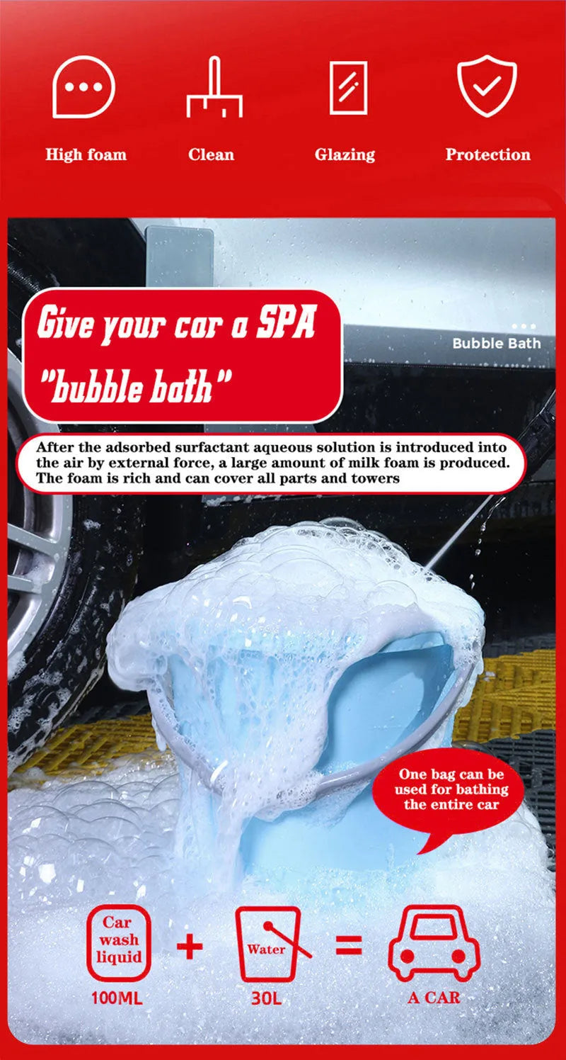 100ml bottle of super concentrated high foam car decontamination and polishing cleaner