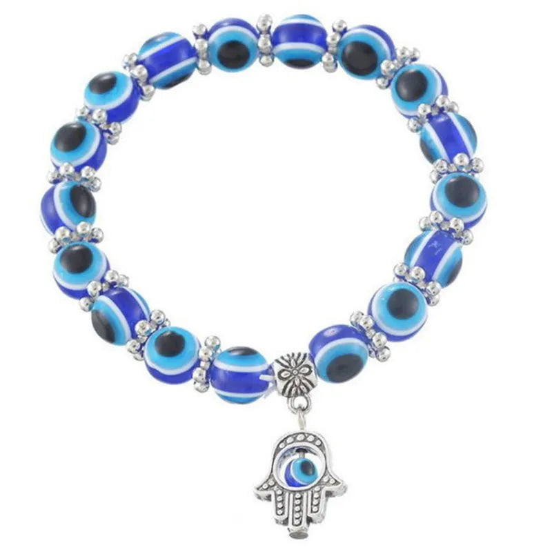 Lucky bracelet bracelet in ethnic style, alloy with baking varnish, unisex geometric design, owl charm option