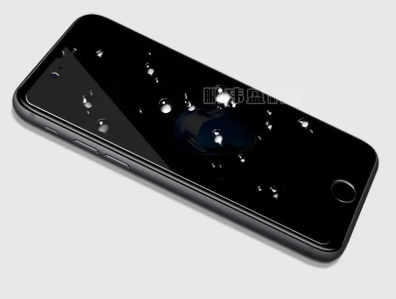 Anti peeping toughened glass screen protector for iPhone showing privacy viewing angle