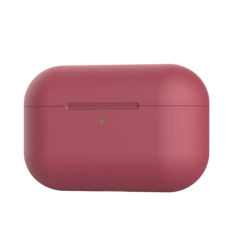 AirPods Pro silicone protective cover in multiple colours showing buckle-detailed and solid options