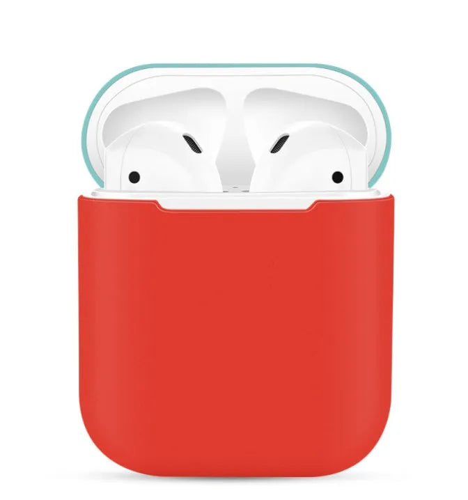 Silicone protective cover for Apple AirPods charging case in various colour options