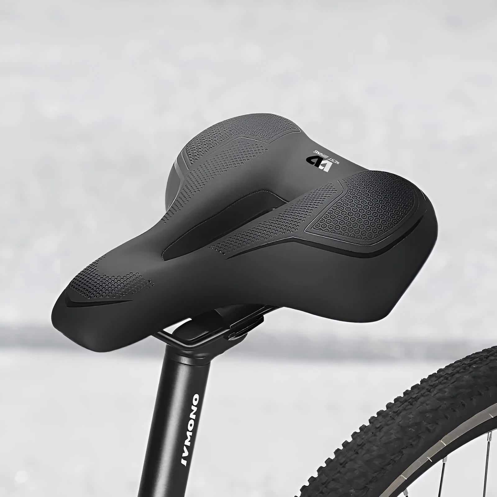West Rider bicycle saddle with leather cover and sponge cushioning in six colour options