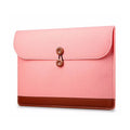 Felt flat protective cover for laptop in grey, size 15.6 inch