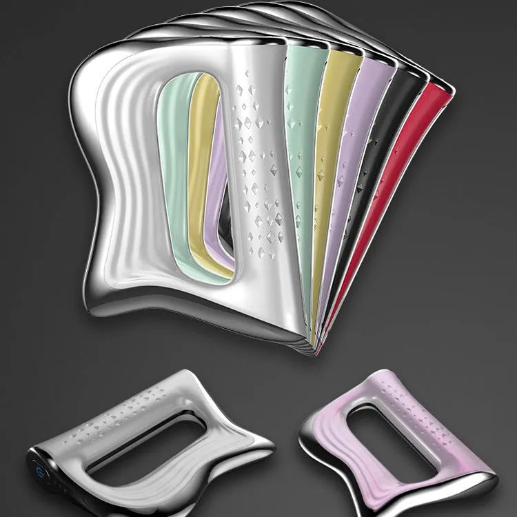 Natural resin rectangular scraping board for muscle massage