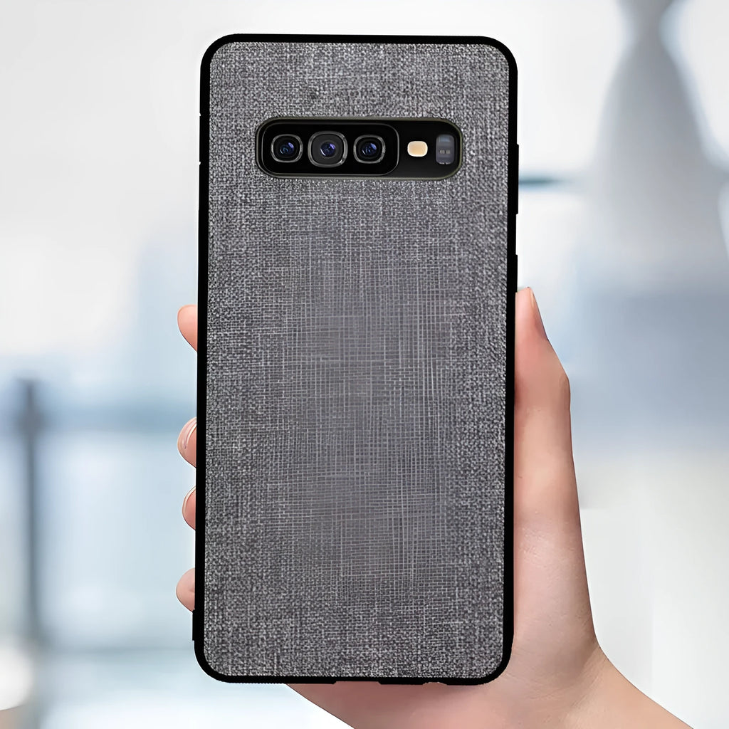 Canvas Samsung Galaxy phone case in six colours showing TPU and PC construction