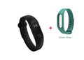 Xiaomi Mi Band 2 black fitness tracker with OLED screen on adjustable wrist strap