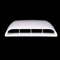 Black ABS plastic decorative car hood air outlet vent with adhesive base