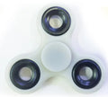 Glow in dark tri-spinner fidget toy white ABS plastic three-lobed design
