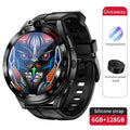 All Netcom Student Phone Smart Watch with 1.6 inch TFT screen and silicone strap showing the front camera