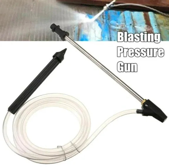 Ceramic derusting nozzle for Karcher pressure washers with stainless steel handle