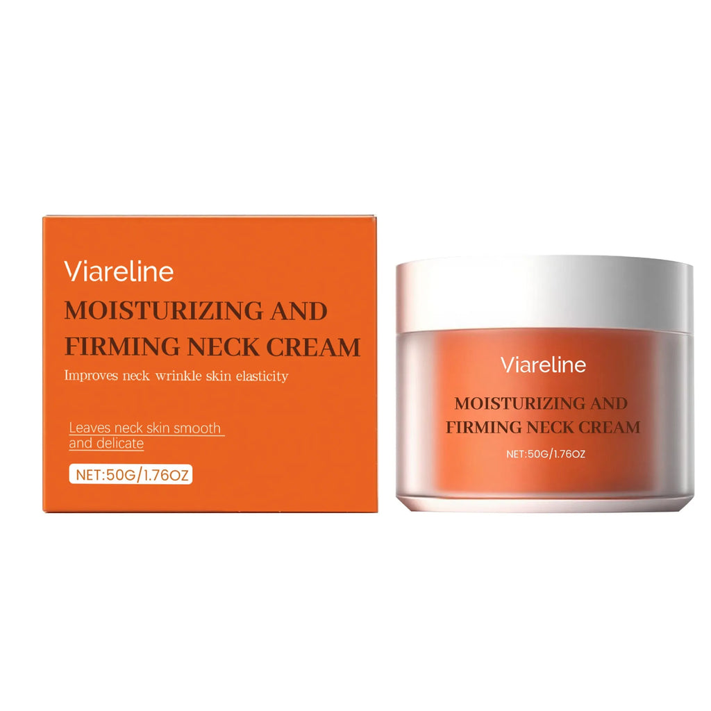 Daily neck moisturising cream in 50g jar with 6.3cm packaging