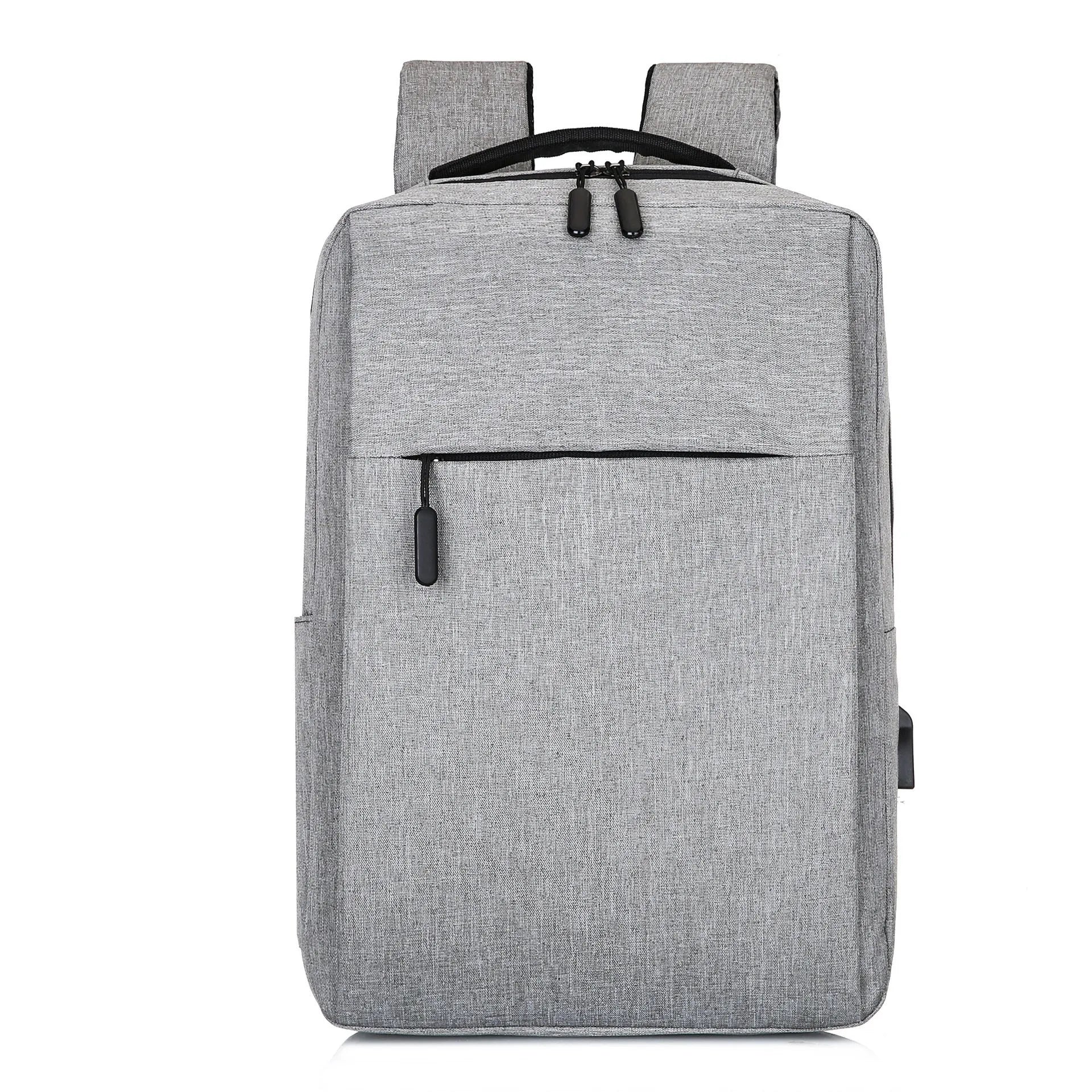 Large black Oxford cloth sports backpack with curved shoulder straps shown on a neutral background