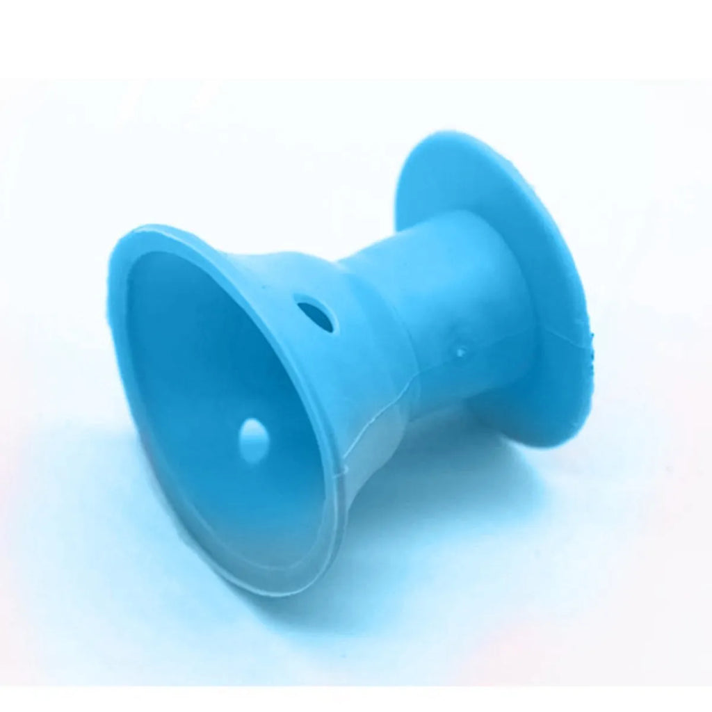 Soft silicone hair curlers in large 5.0cm and small 3.9cm sizes, ten-piece no-heat styling set