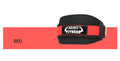 Nylon fitness weightlifting waistband with hook and loop closure in black colour