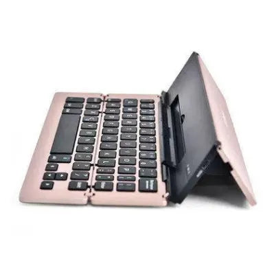 Foldable aluminium wireless Bluetooth keyboard, 22.6cm, for Apple Android Windows tablets and smartphones, four colours