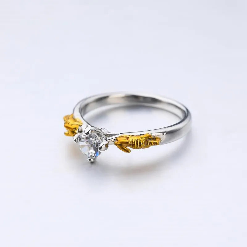 Black gold copper crown design crystal ring for cosplay and unisex festival jewellery.