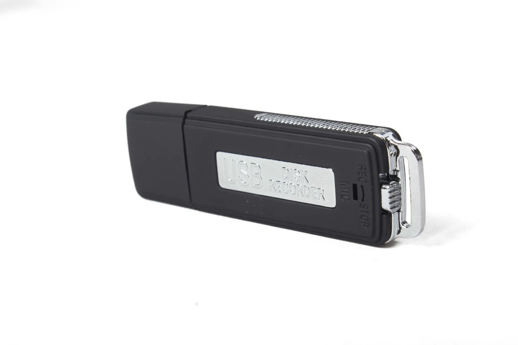 Portable USB recorder 8GB voice recorder mini digital audio recorder with microphone rechargeable black