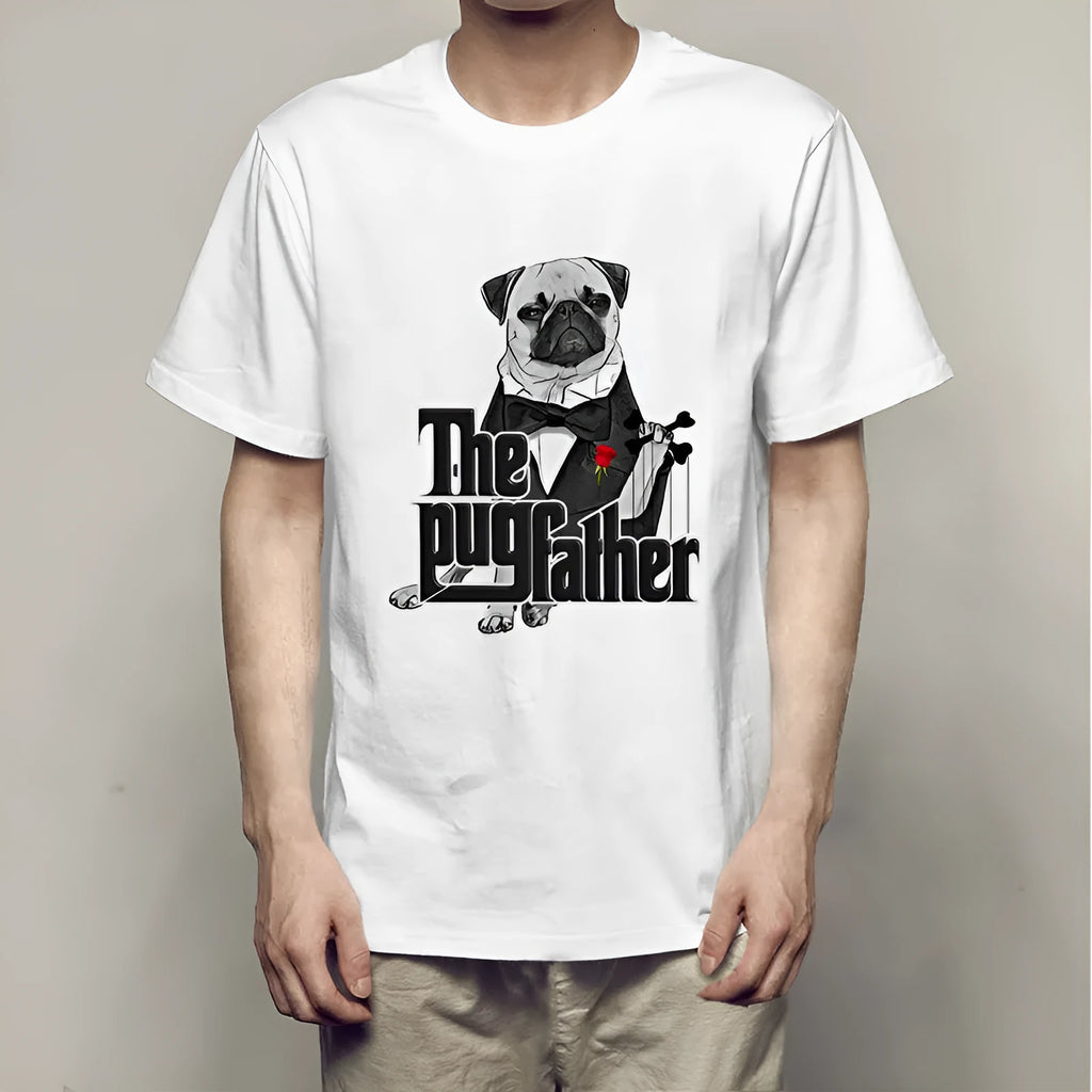 Men's white short-sleeve slim fit T-shirt with round neck, milk silk and 78% polyester, sizes XS to 4XL