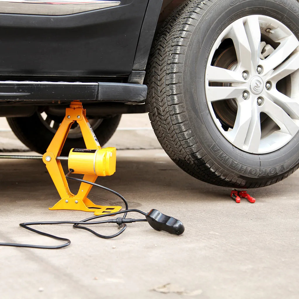 TY002 electric hydraulic jack kit with 2T capacity and 120-350mm lift range